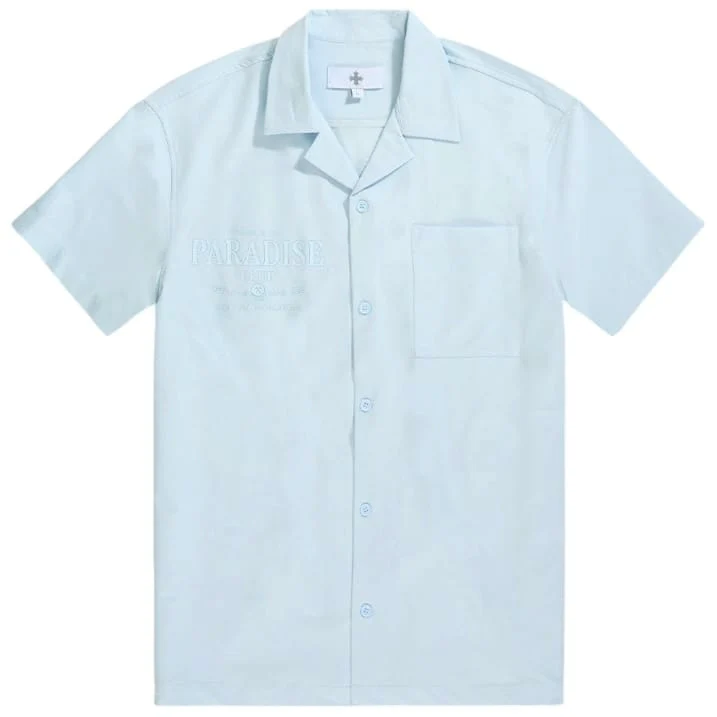 See You In Paradise Club Shirt and Short Set (Light Blue) - Image 5