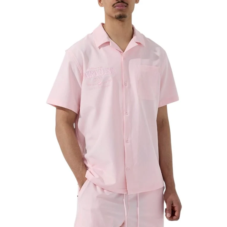 See You In Paradise Club Shirt and Short Set (Light Pink) - Image 2
