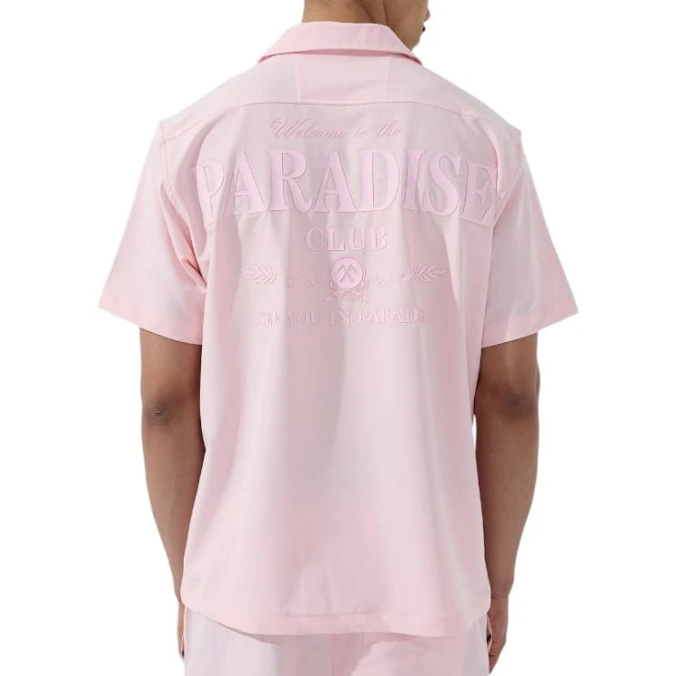 See You In Paradise Club Shirt and Short Set (Light Pink) - Image 3