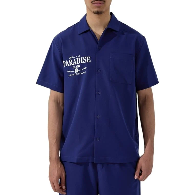 See You In Paradise Club Shirt and Short Set (Navy) - Image 2
