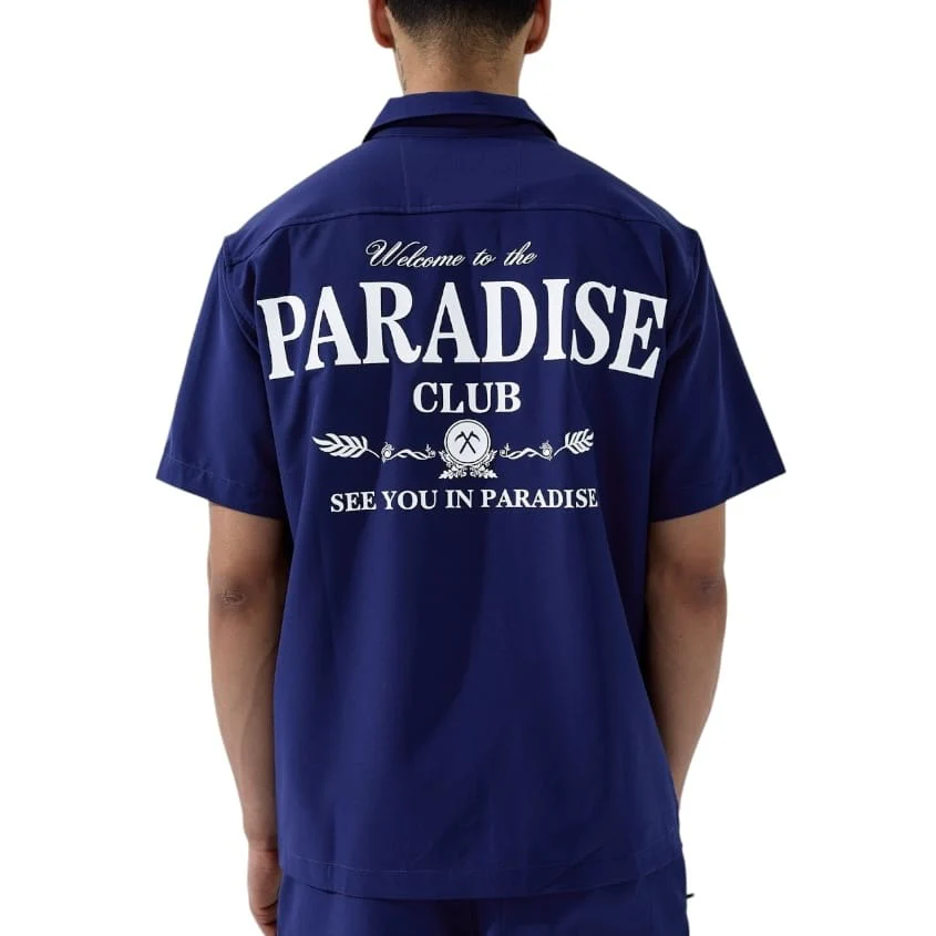 See You In Paradise Club Shirt and Short Set (Navy) - Image 3