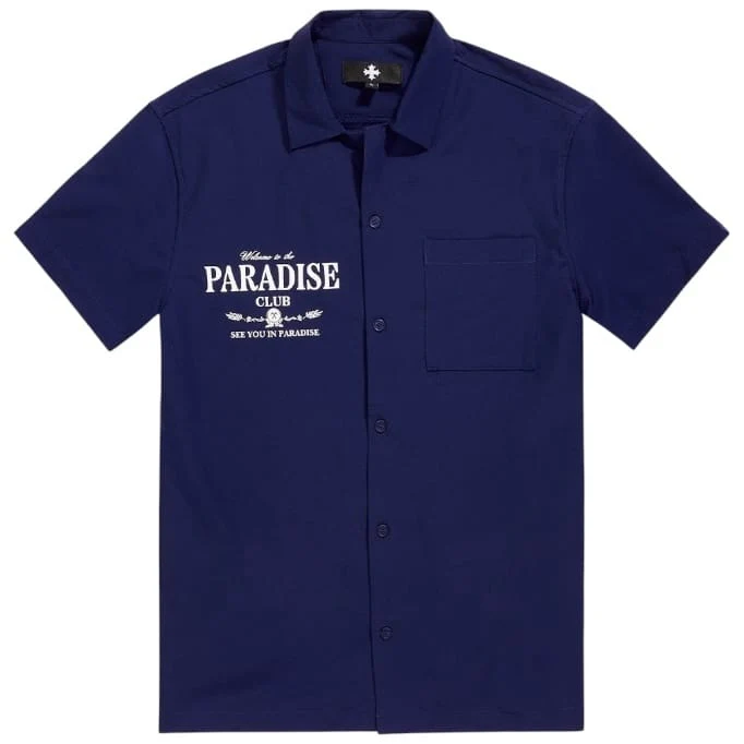See You In Paradise Club Shirt and Short Set (Navy) - Image 5