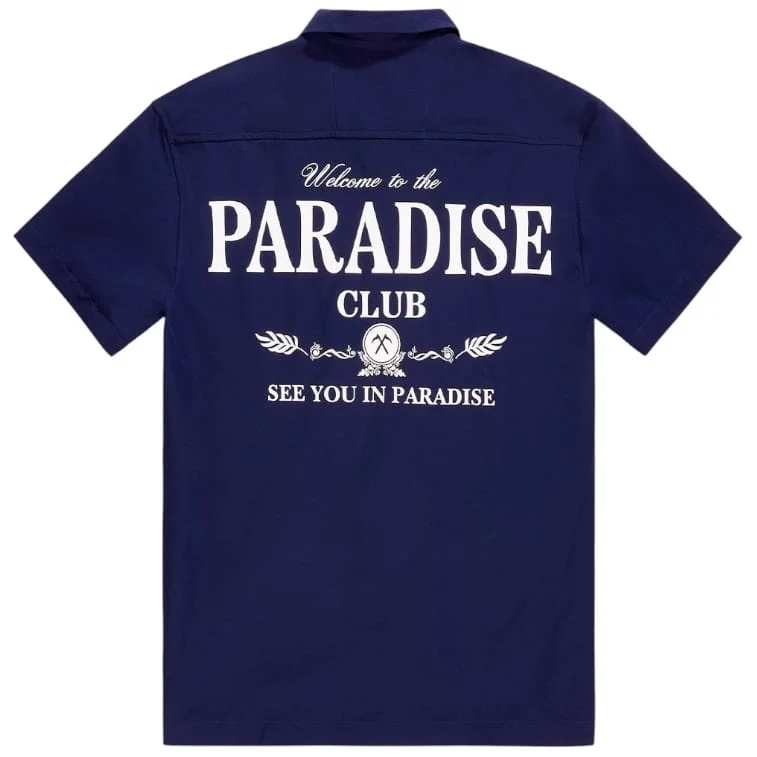 See You In Paradise Club Shirt and Short Set (Navy) - Image 6