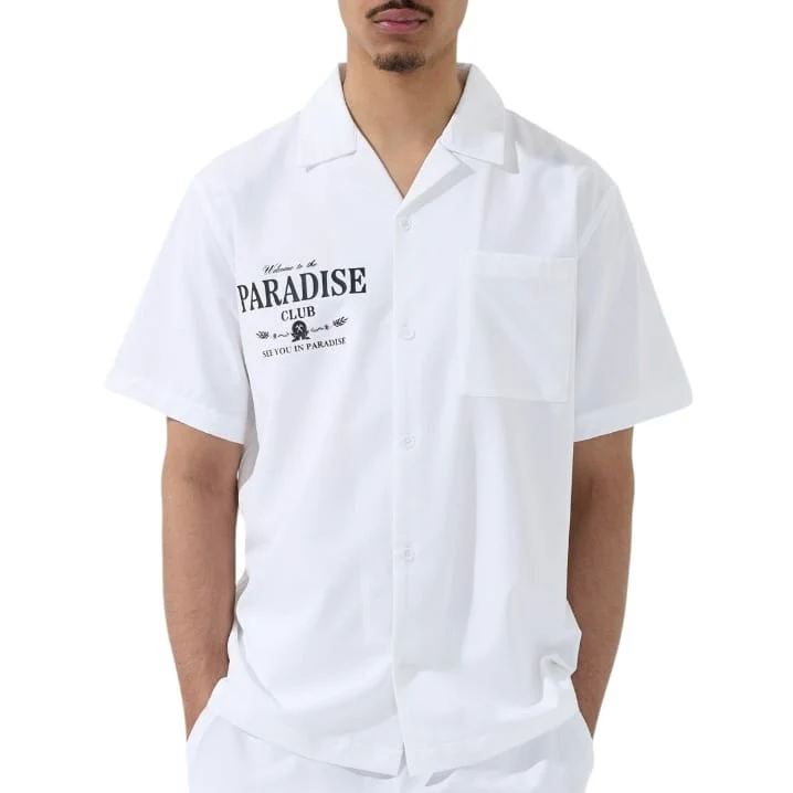 See You In Paradise Club Shirt and Short Set (White) - Image 2