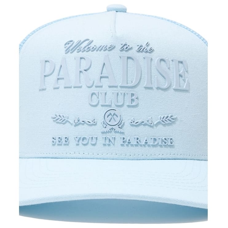See You In Paradise Club Trucker Hat (Light Blue) C2066 - Image 3