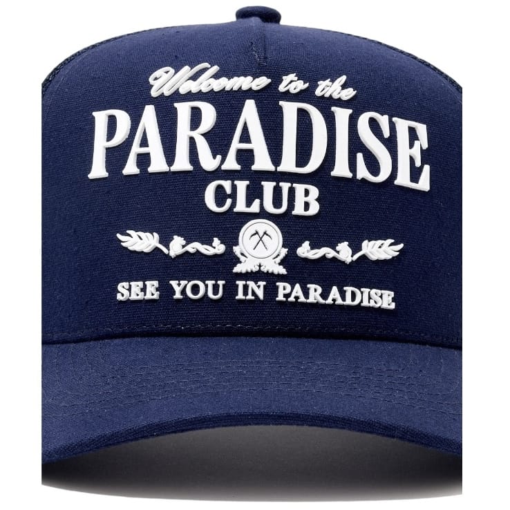 See You In Paradise Club Trucker Hat (Navy) C2066 - Image 3