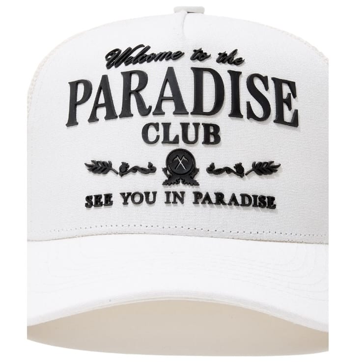 See You In Paradise Club Trucker Hat (White) C2066 - Image 3