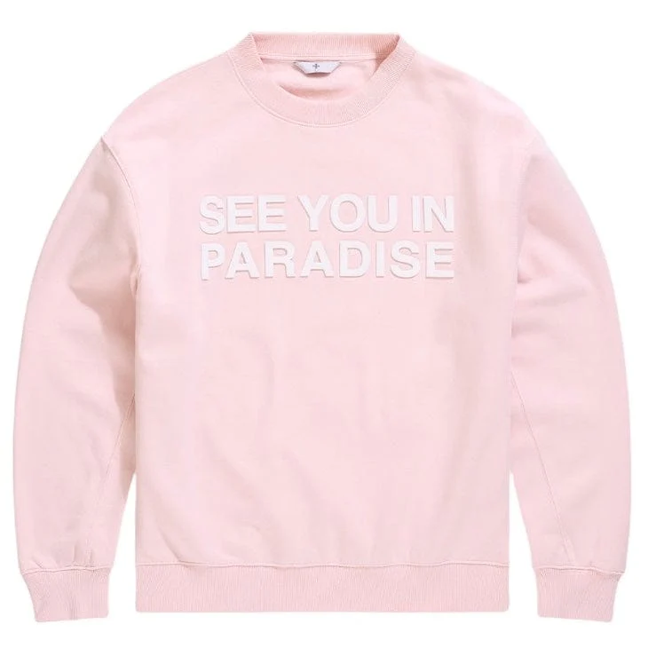 See You In Paradise Crewneck Sweatshirt (Light Pink) - Image 2