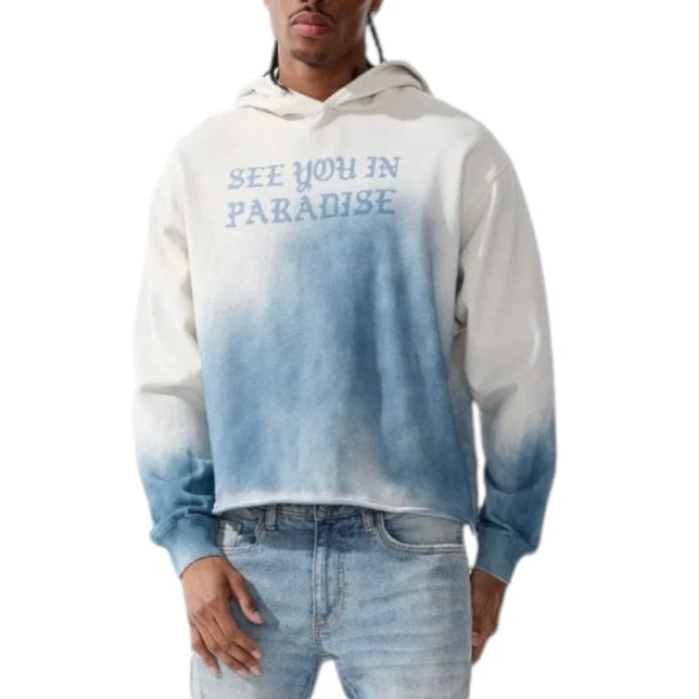See You In Paradise Cropped Pullover Hoodie (Antique) 9120H - Image 3