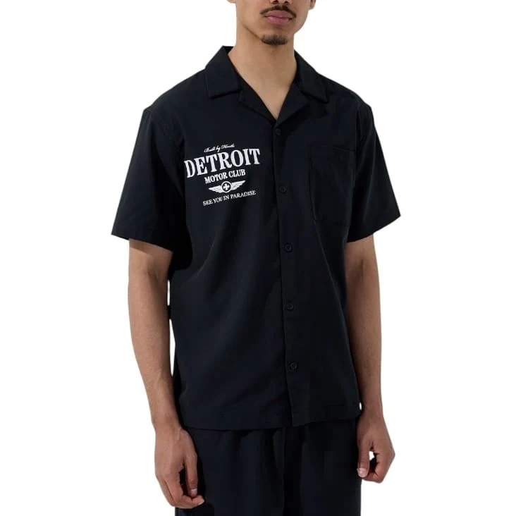 See You In Paradise Detroit Motor Club SS Shirt & Short Set (Black) - Image 2