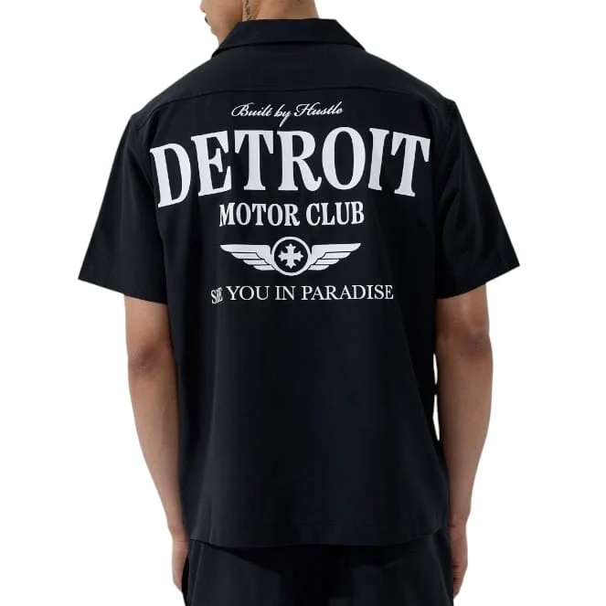 See You In Paradise Detroit Motor Club SS Shirt & Short Set (Black) - Image 3