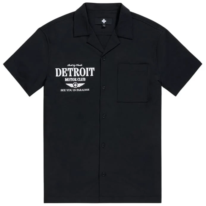 See You In Paradise Detroit Motor Club SS Shirt & Short Set (Black) - Image 6