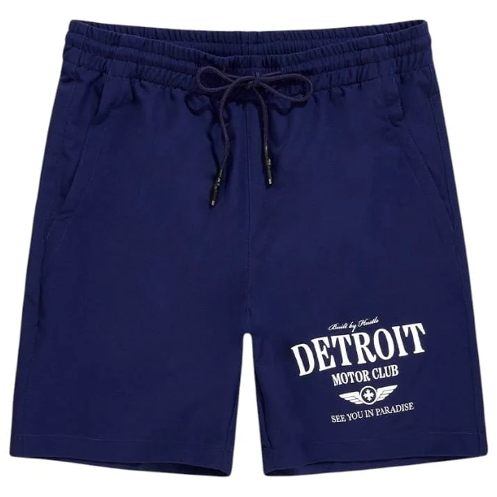 See You In Paradise Detroit Motor Club SS Shirt & Short Set (Navy) - Image 10