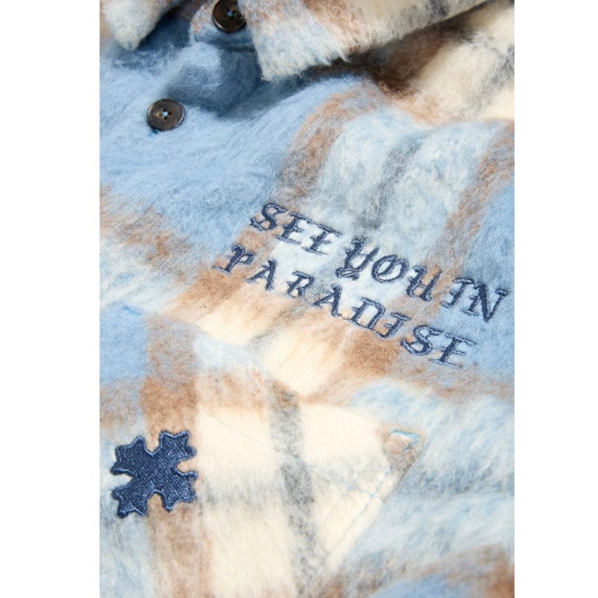 See You In Paradise Embroidered Shacket (Carolina Blue) 2570 - Image 5