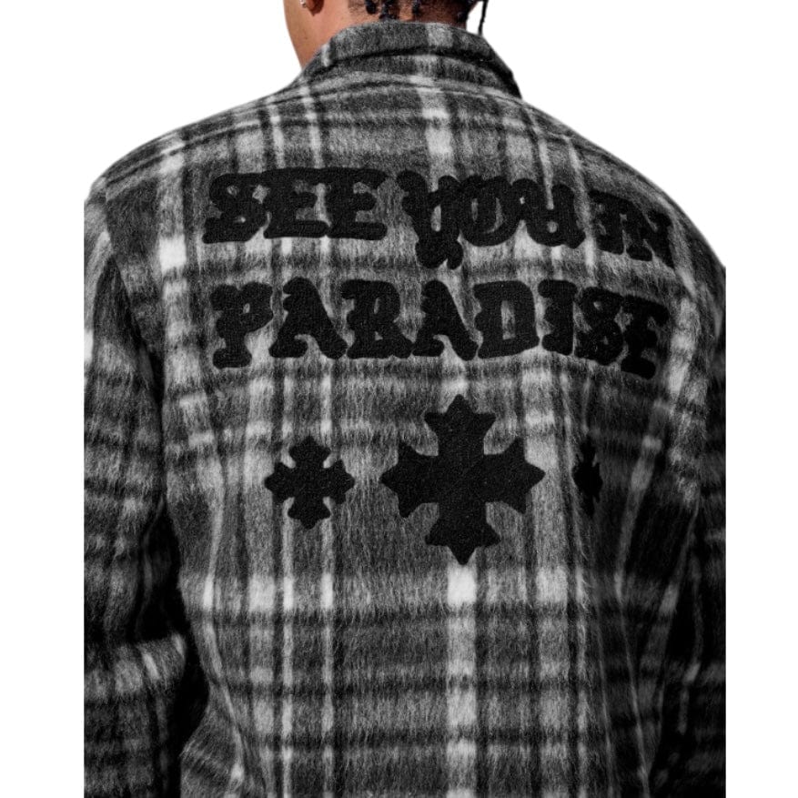 See You In Paradise Embroidered Shacket (Industrial Black) 2570 - Image 2
