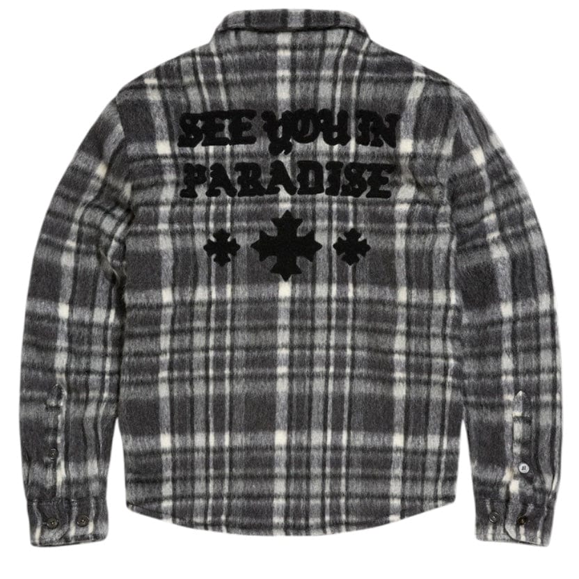 See You In Paradise Embroidered Shacket (Industrial Black) 2570 - Image 4
