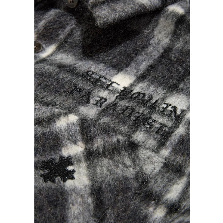 See You In Paradise Embroidered Shacket (Industrial Black) 2570 - Image 5