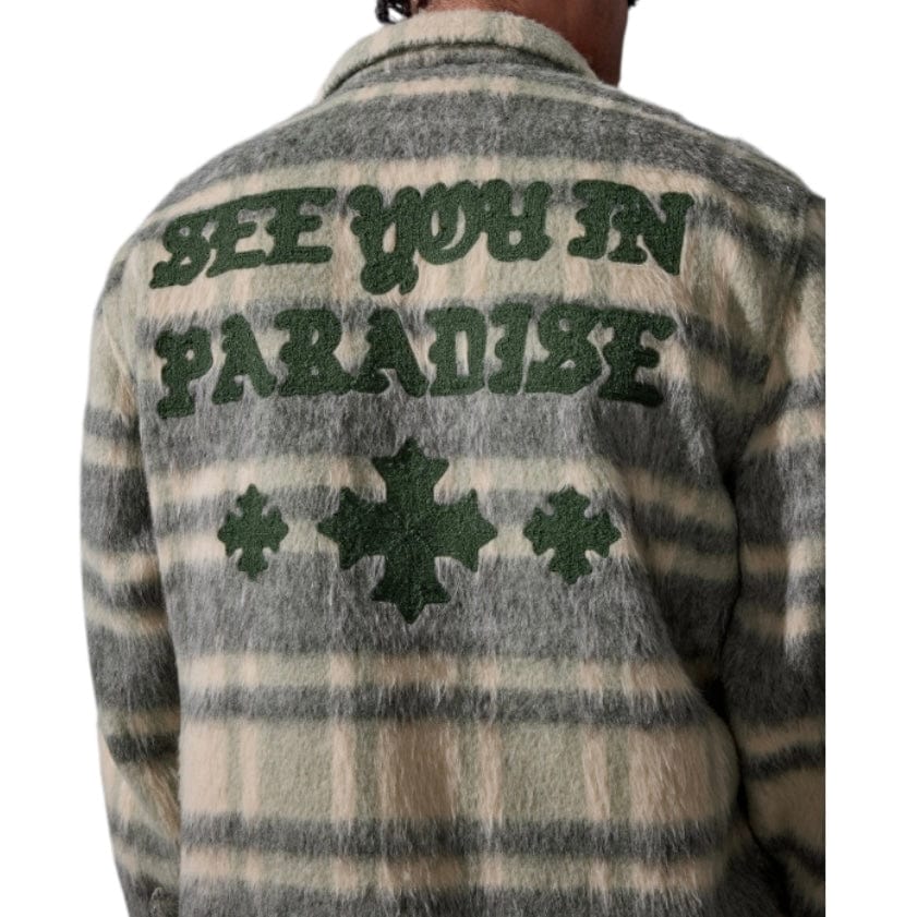 See You In Paradise Embroidered Shacket (Olive) 2570 - Image 2