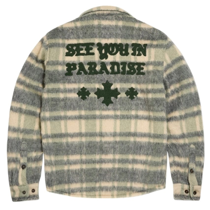 See You In Paradise Embroidered Shacket (Olive) 2570 - Image 4