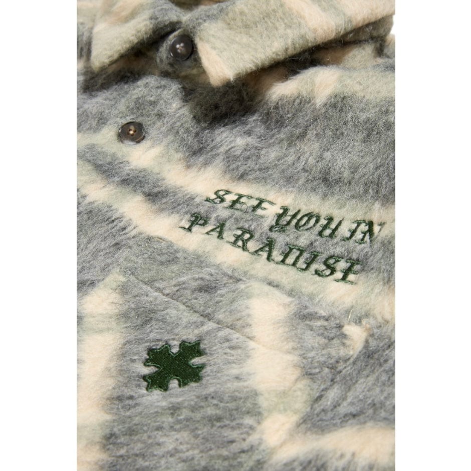 See You In Paradise Embroidered Shacket (Olive) 2570 - Image 5