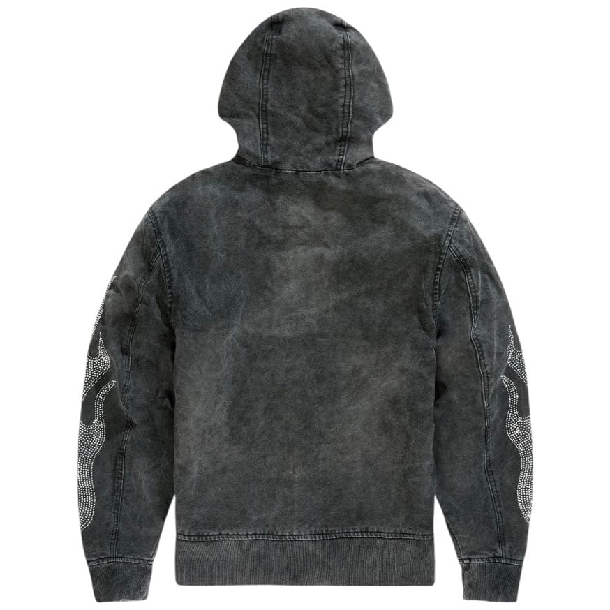 See You In Paradise Eternal Flame Hooded Work Jacket (Vint. Charcoal) 91669 - Image 5