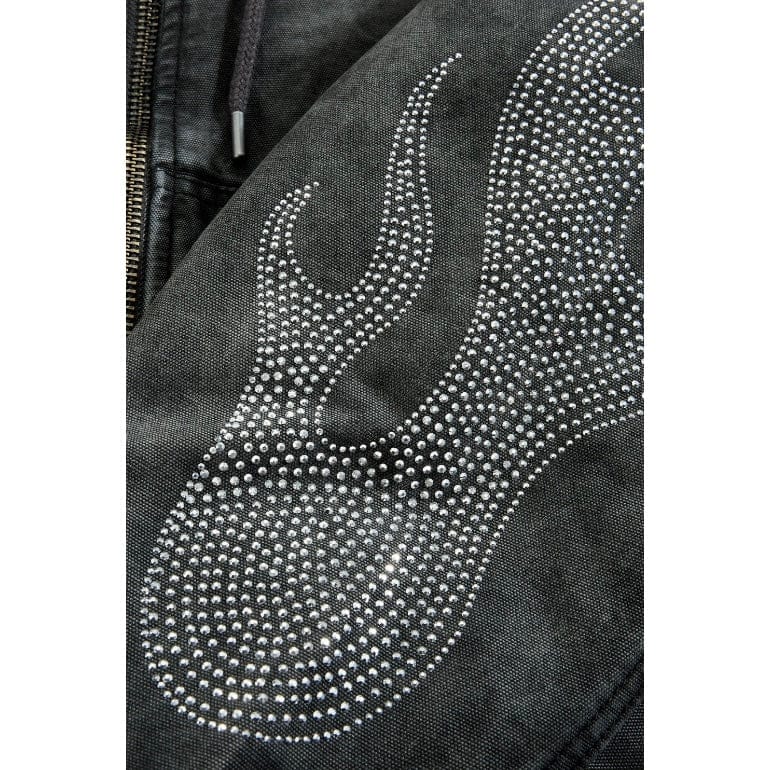See You In Paradise Eternal Flame Hooded Work Jacket (Vint. Charcoal) 91669 - Image 7