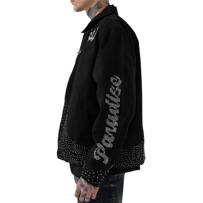 See You In Paradise Lucid Dreams Work Jacket (Jet Black) 91671 - Image 2