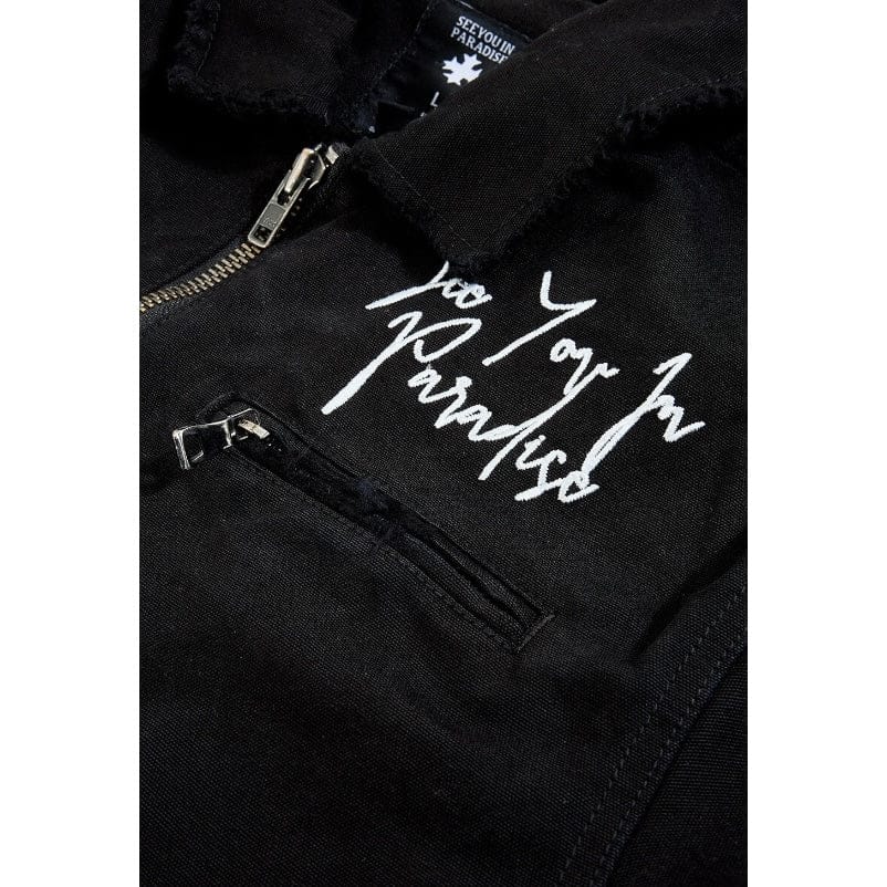 See You In Paradise Lucid Dreams Work Jacket (Jet Black) 91671 - Image 5