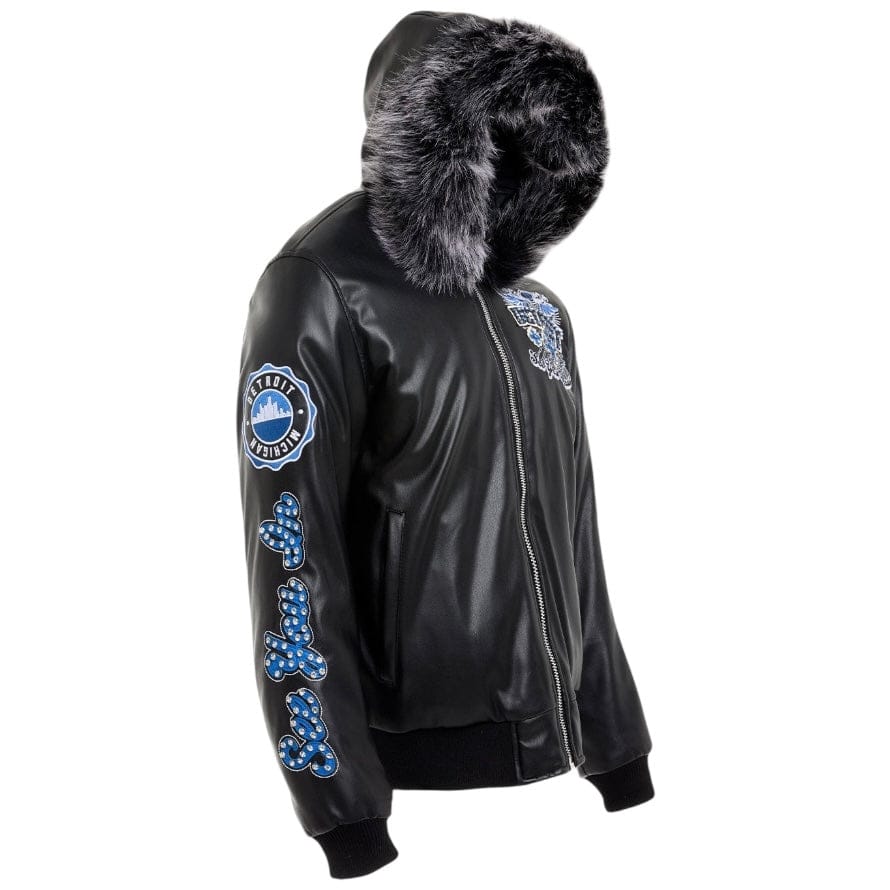 See You In Paradise Motor City Hooded Bomber Jacket (Black) 91746 - Image 4
