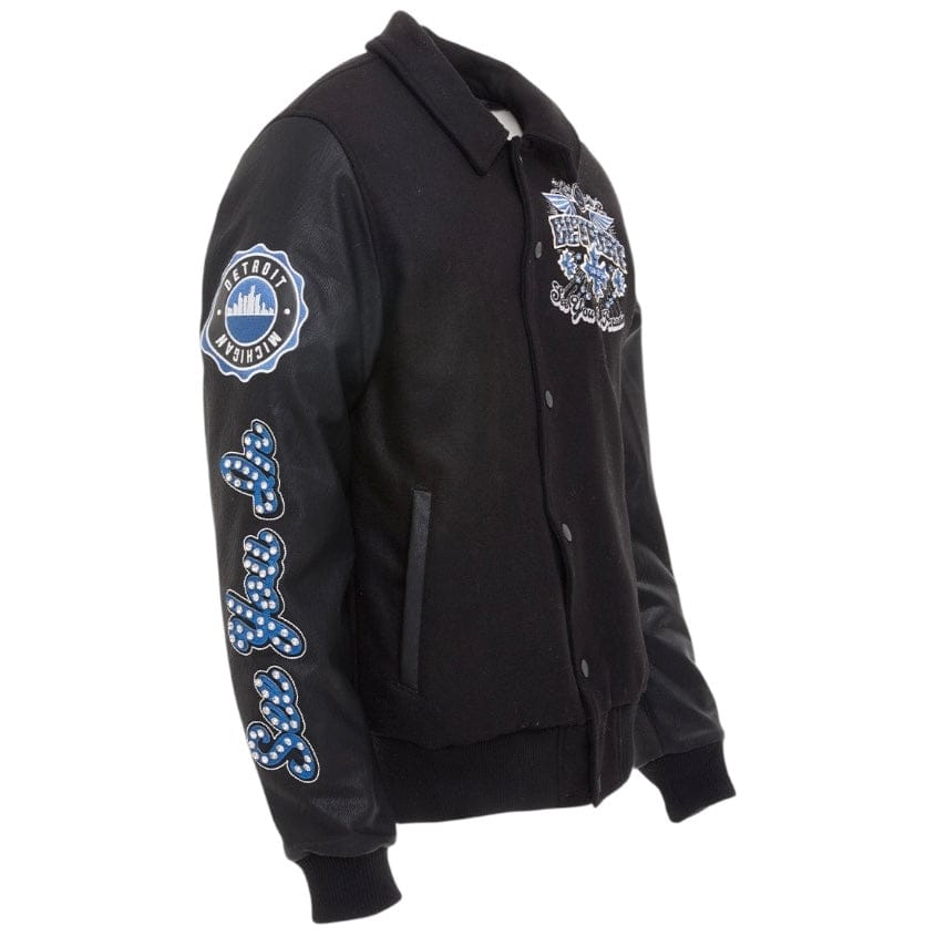 See You In Paradise Motor City Varsity Jacket (Black) 91745 - Image 3