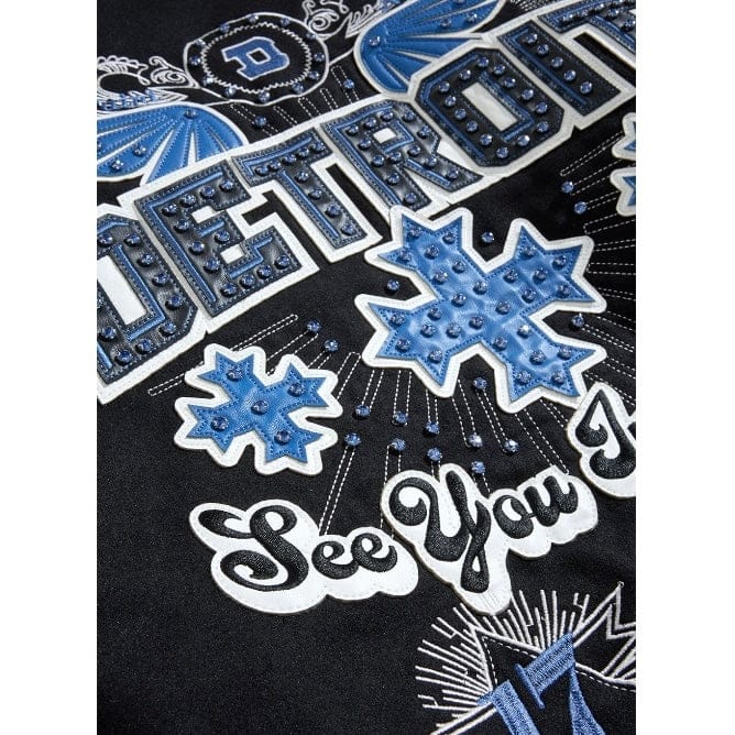 See You In Paradise Motor City Varsity Jacket (Black) 91745 - Image 8