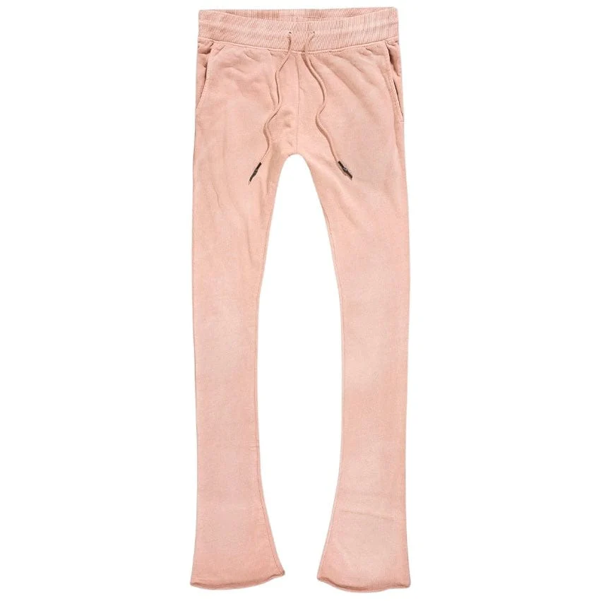 See You In Paradise Oasis Washed Stacked Sweatpants (Dirty Rose) 8864L - Image 3