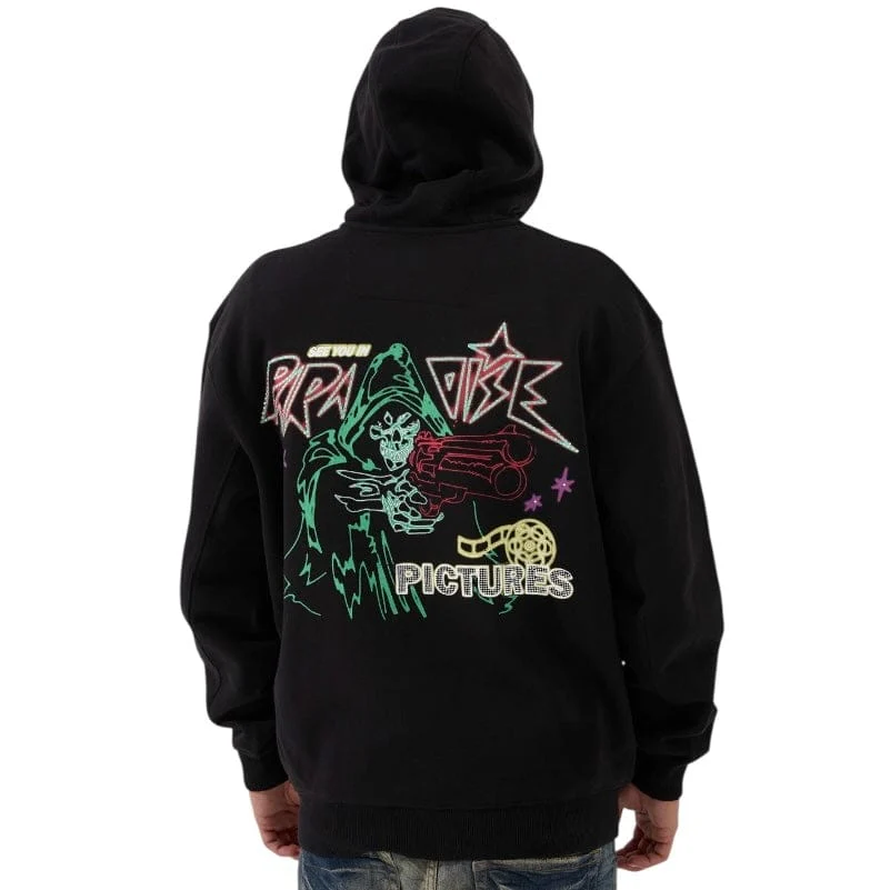 See You In Paradise Pictures Zip Up Hoodie (Black) 8262H - Image 2