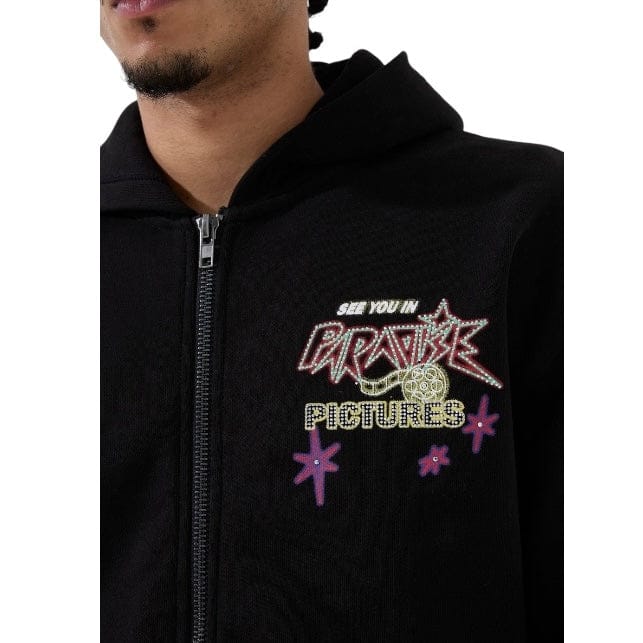 See You In Paradise Pictures Zip Up Hoodie (Black) 8262H - Image 3