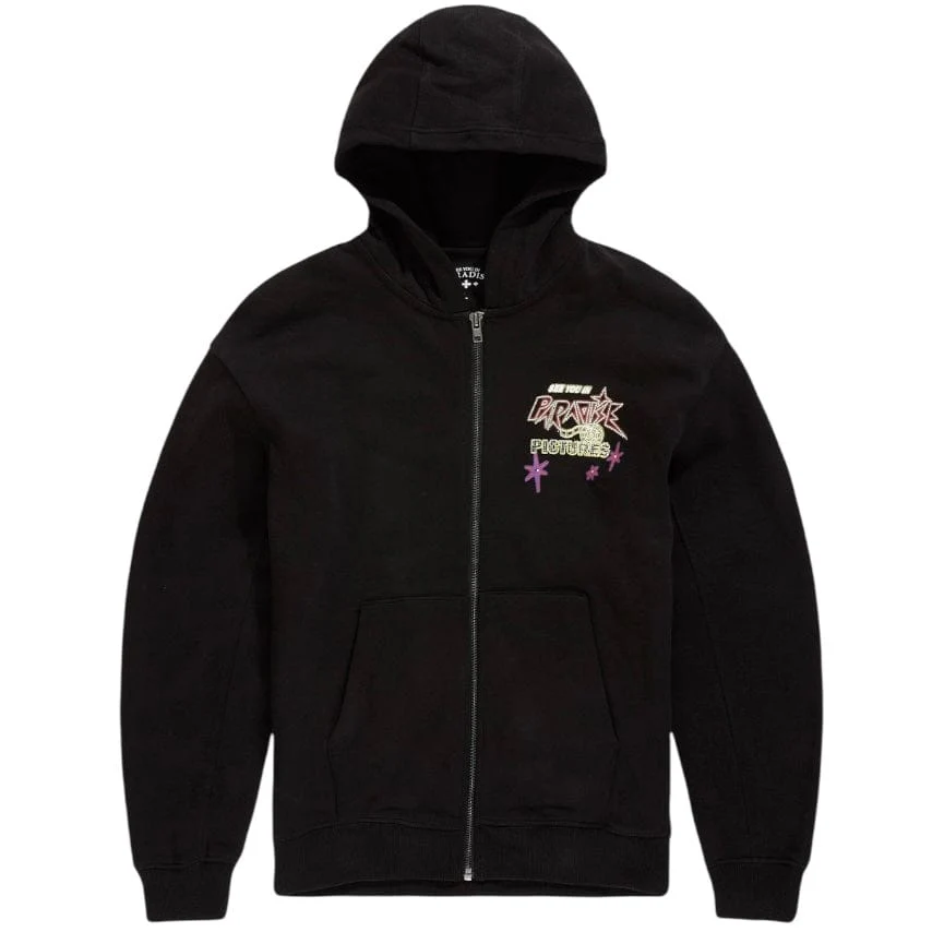 See You In Paradise Pictures Zip Up Hoodie (Black) 8262H - Image 4