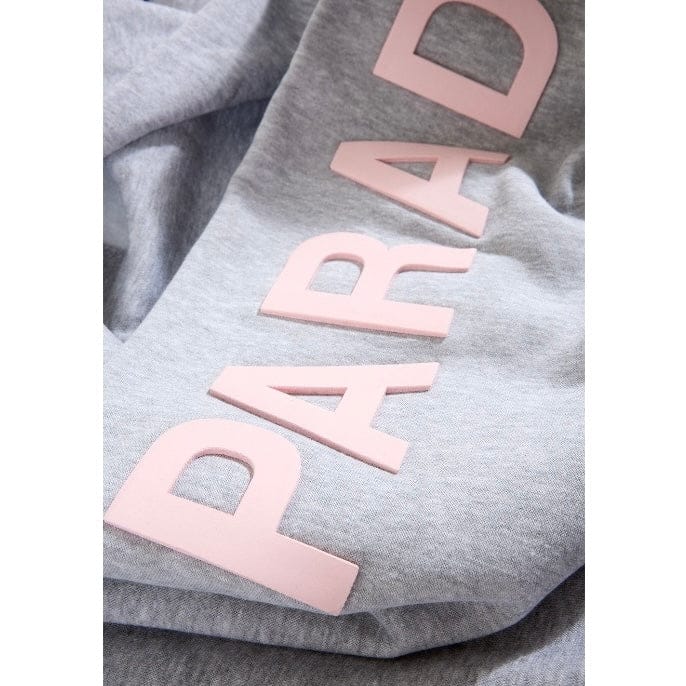 See You In Paradise Pullover Hoodie (Heather Grey/Pink) - Image 5