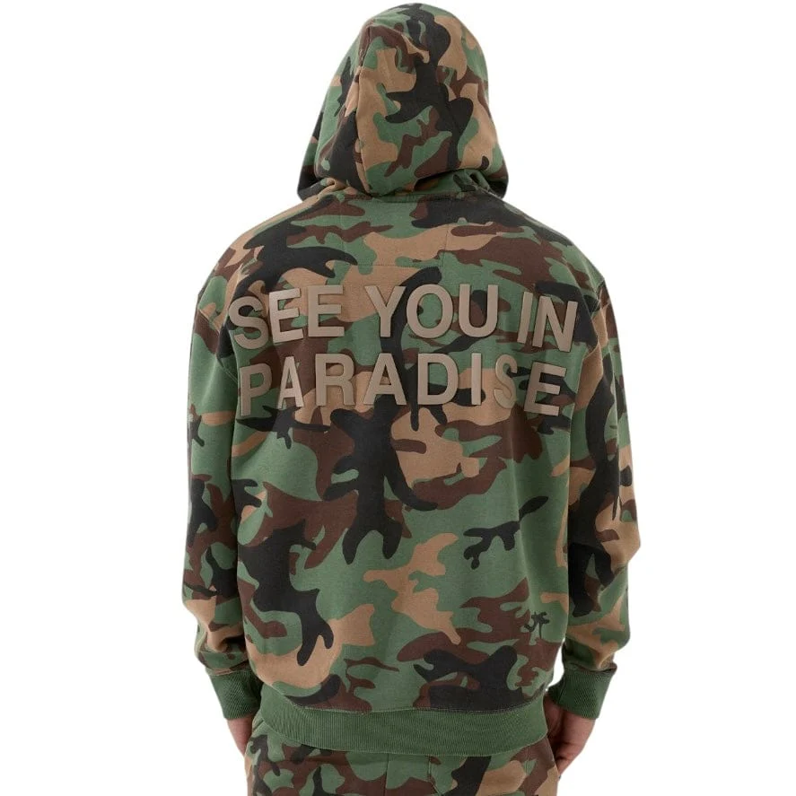 See You In Paradise Pullover Hoodie (Vintage Camo) 8395HC - Image 2