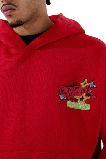 See You In Paradise Ranch Pullover Hoodie (Red) 8263H - Image 3