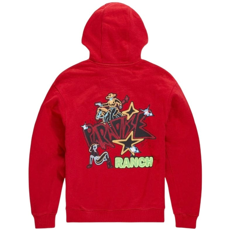 See You In Paradise Ranch Pullover Hoodie (Red) 8263H - Image 5