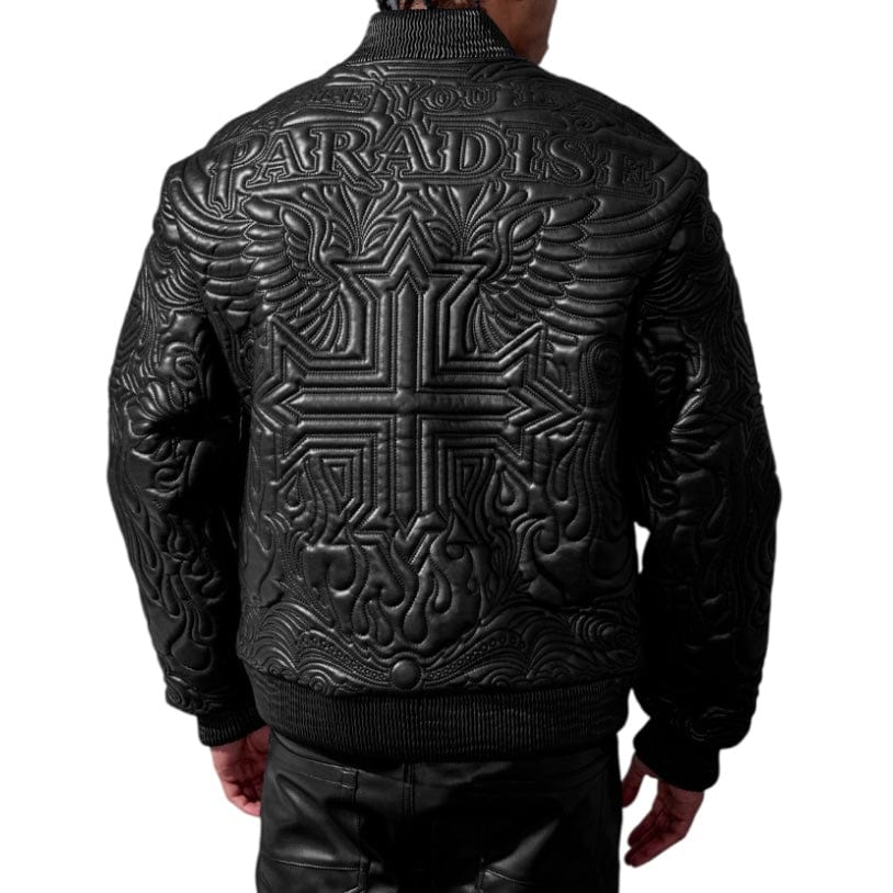 See You In Paradise Sinister Bomber Jacket (Black) 91666 - Image 2