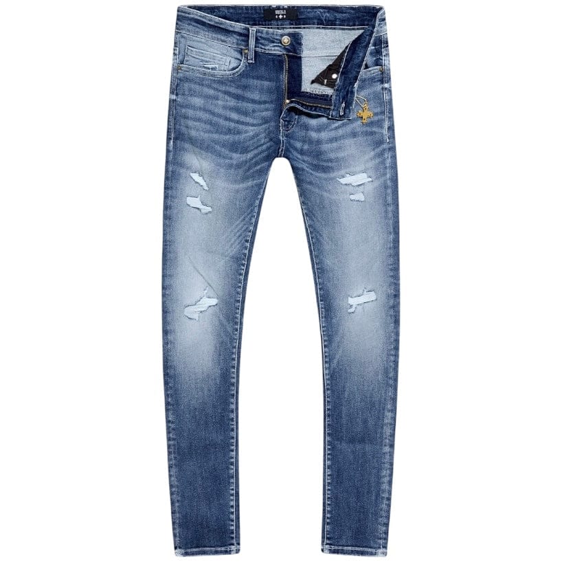See You In Paradise Slim Taper Humility Denim (Aged Wash) JSP200 - Image 3