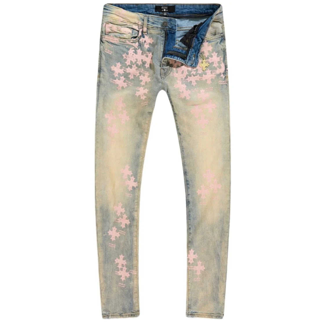 See You In Paradise Slim Taper Paradise Denim (Iced Lager) JS2293 - Image 3