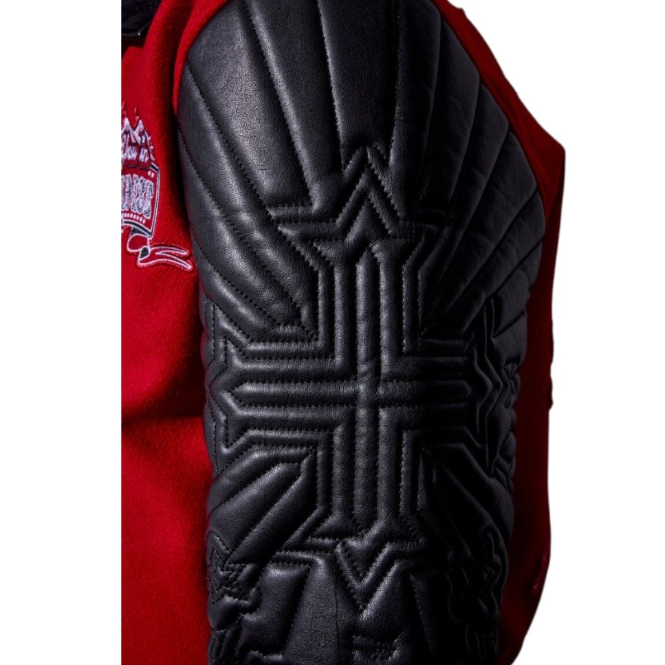 See You In Paradise Smoke & Mirrors Varsity Jacket (Bred) 91667 - Image 3