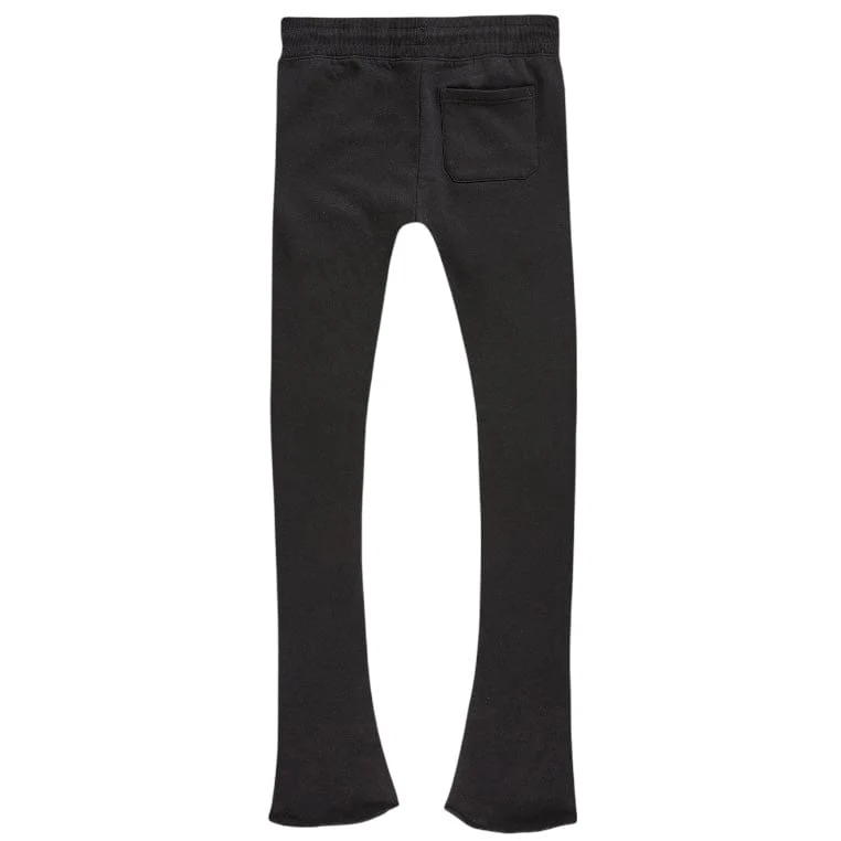 See You In Paradise Stacked Sweatpants (Black) - Image 3