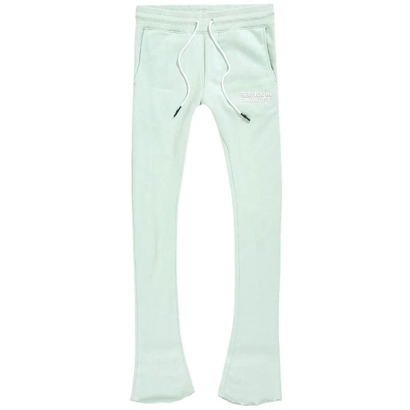 See You In Paradise Stacked Sweatpants (Mint) - Image 2