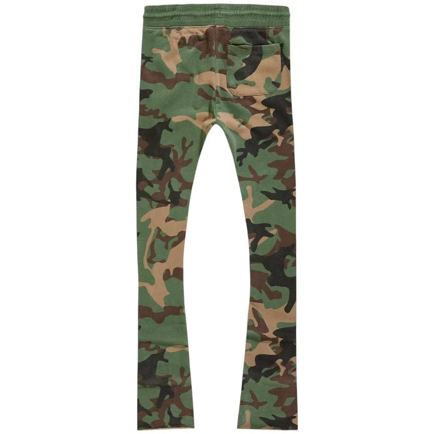 See You In Paradise Stacked Sweatpants (Vintage Camo) 8395LC - Image 4