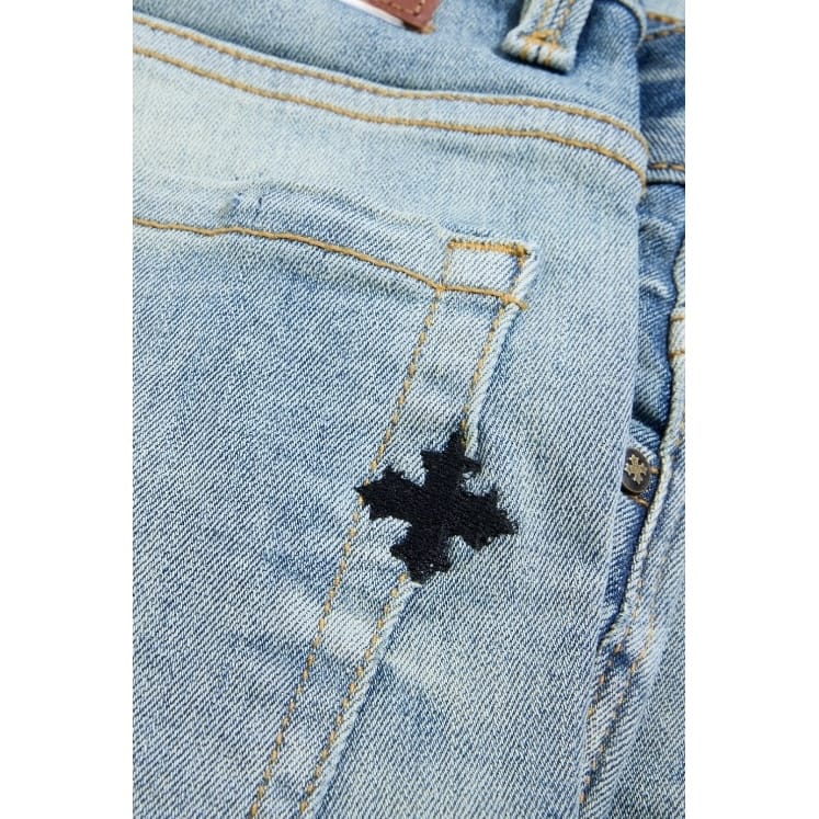See You In Paradise Super Skinny Stacked First Class Denim (Antique) - Image 6