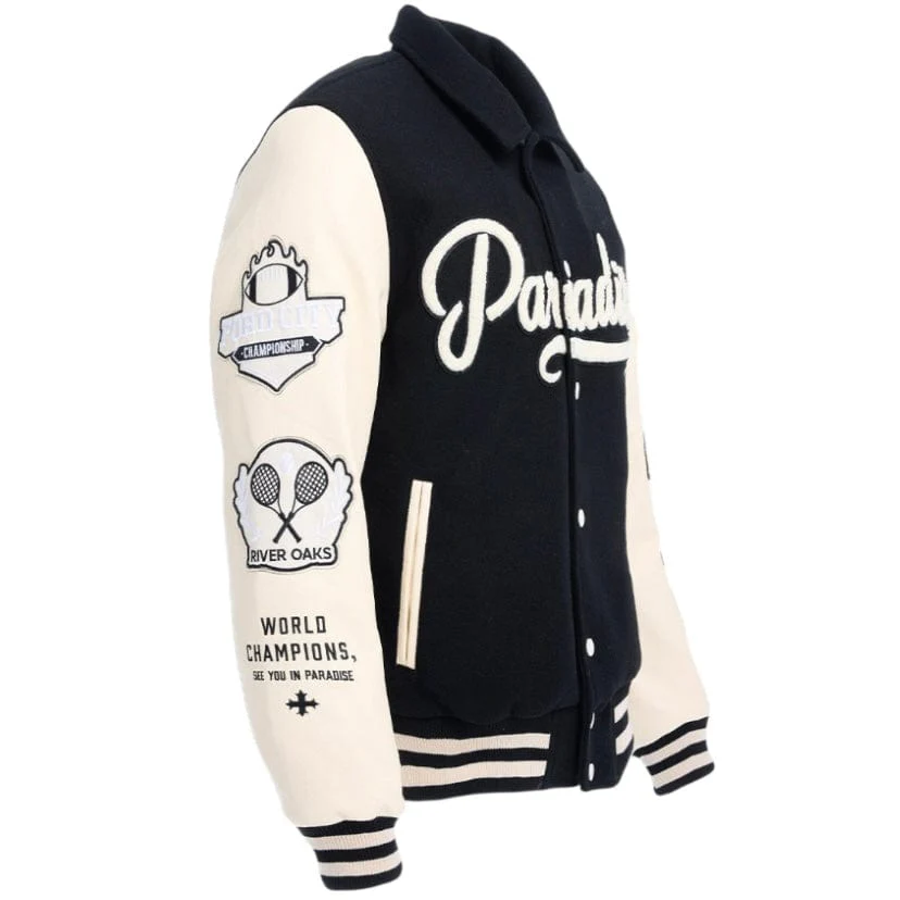 See You In Paradise Team Varsity Jacket (Black) 91700 - Image 4