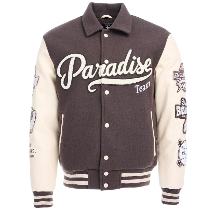 See You In Paradise Team Varsity Jacket (Chocolate) 91700 - Image 4