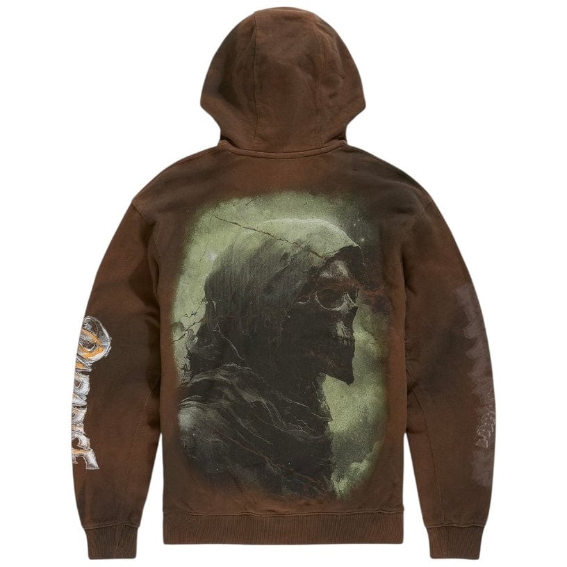 See You In Paradise The Reaper Pullover Hoodie (Brown) 8641H - Image 4